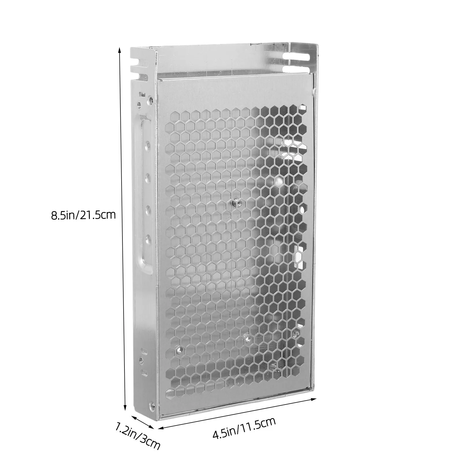 Switching Power Supply Aluminum Enclosure Box Compact Heat Resistant Industrial Electronic Case for DIY Conversion view 5