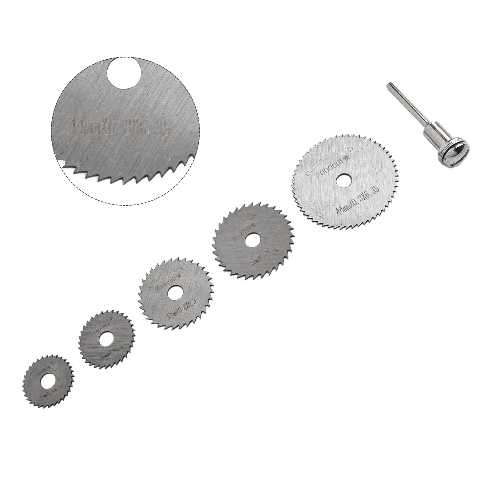 HSS Cutting Disc Compatialble For Wood Plastic Cutting  22 *0.4 * 6.35mm 32* 0.6*6.35mm Rotary Tool Accessories