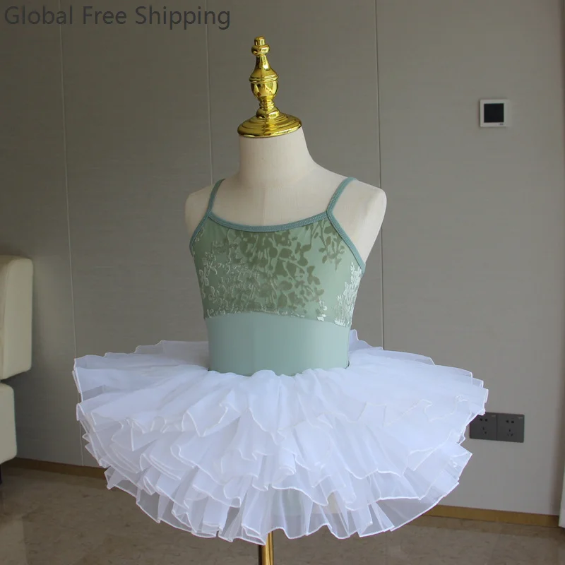 

New Ballet Tutu Sequin Ballet Tutu Adorable Girls' Strappy Leotard Dancewear For Children Toddler Ballet One-piece Full-skirted