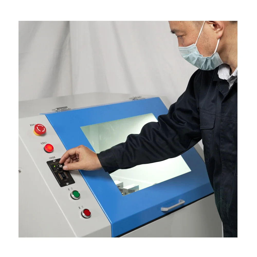 Manufacture Supply 120kg Vertical Lab Aluminium /Copper Milling Machine 1 Axis for Non Ferrous Metal