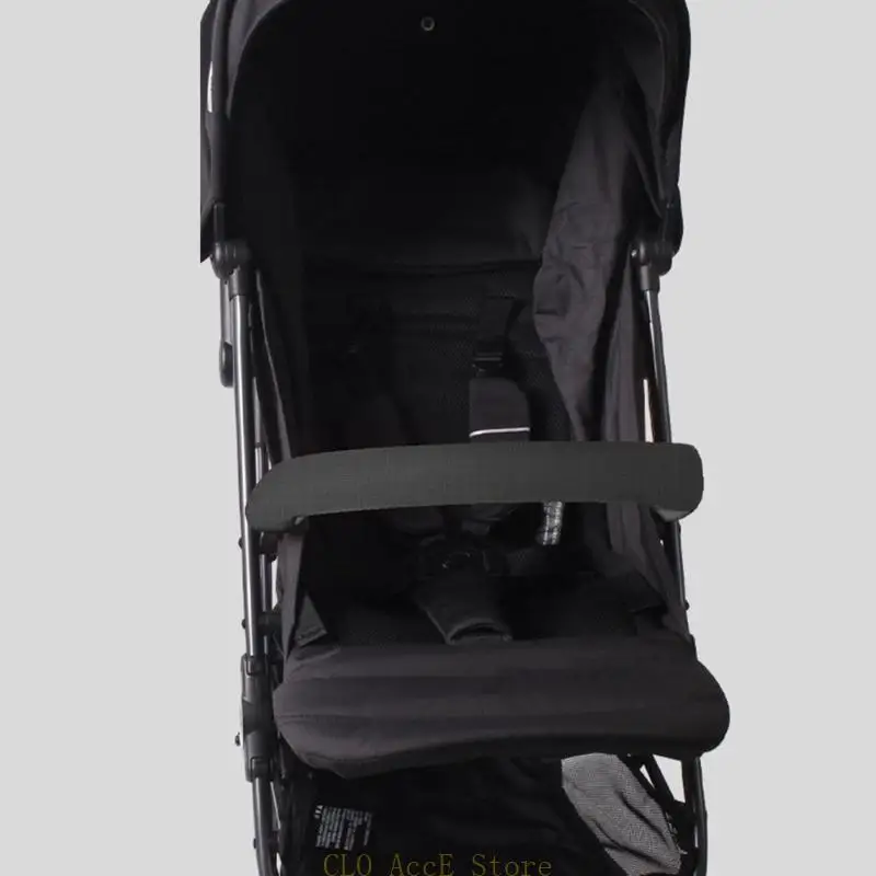 

16FE Baby Strollers Handlebar Cover Front Guard with Shoulder Strap Protector for Infant Pushchair Protections Easy Use