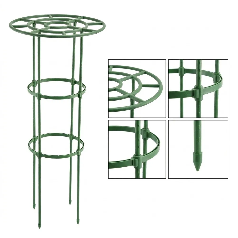 Trellis For Climbing Plants Frame Flower Support Cage Assemble Umbrella Shaped Flower Rack For Garden Vegetable Vine Parts