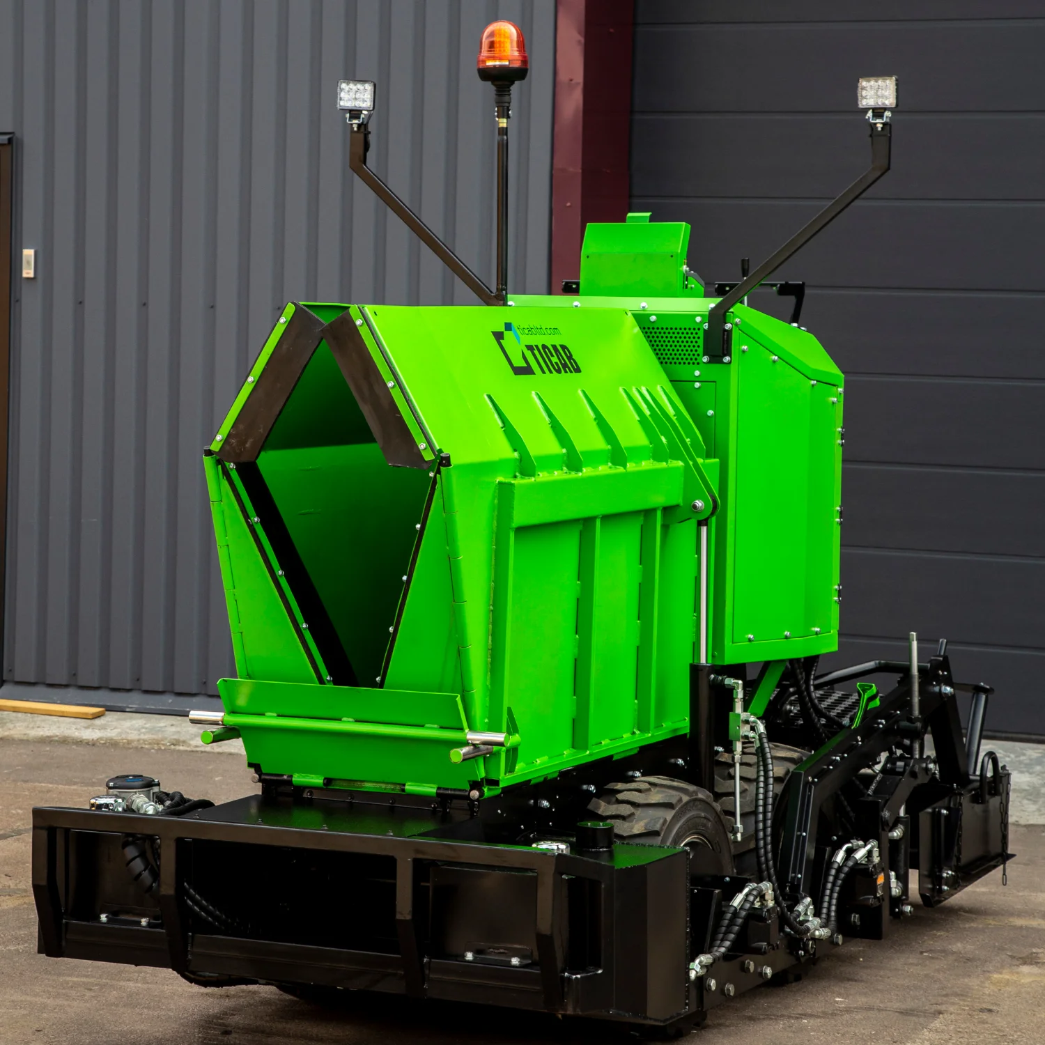 Mini-Asphaltflechter MP-1110 ab Werk mit Rädern