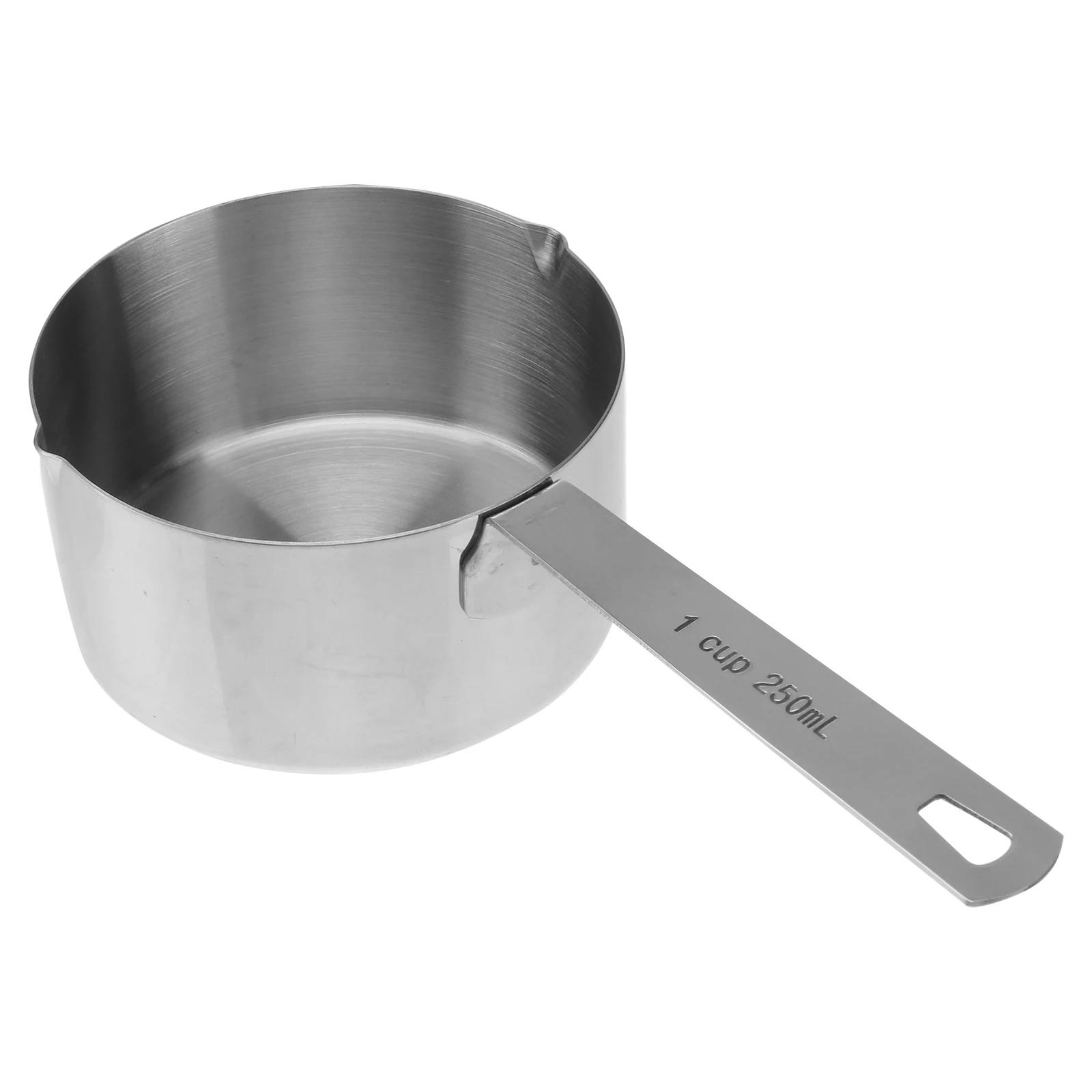 

Saucepan 250ml Food Cooking Pot Kitchen Cookware Sauce Sauce Measuring Tool Wall Hangable Food Cooking