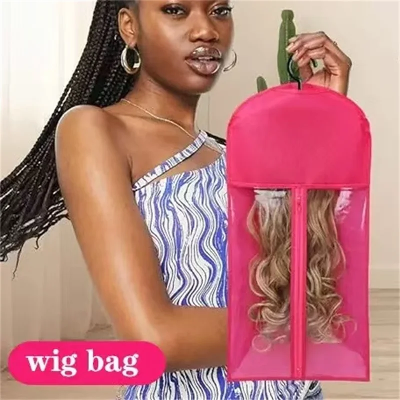 

Hair extensions and extensions/Hair salon tools and accessories/Wig storage&display tools/Wig packaging bags with hanger