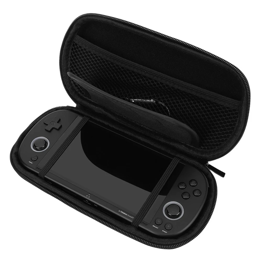 For Trimui Smart Pro Handheld Game Console 5inch Carrying Case Black Hard Travel Storage Bag Video Game Console Portable Bag