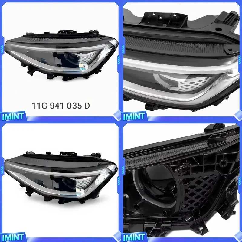 Headlight Assembly Left, OEM Part, Model: 11G 941 035 D. Compatible Models: , ,