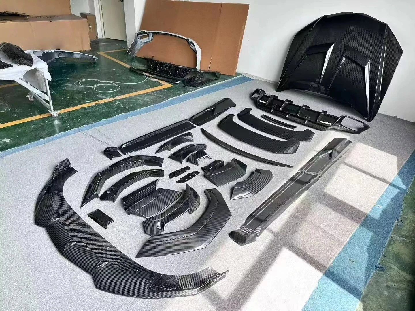 Kit de carrocería de carbono seco estilo 1016 para Urus High Fit