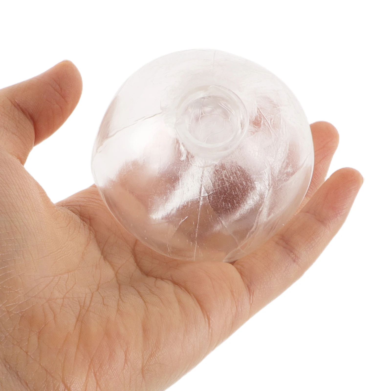 อุปกรณ์เสริม 20 ชิ้น ลูกบอลใส TPR สำหรับงาน DIY บีบได้ เติมไส้ได้ ใช้แทนเปลือกบอลบีบคลายเครียด สำหรับงานฝีมือ