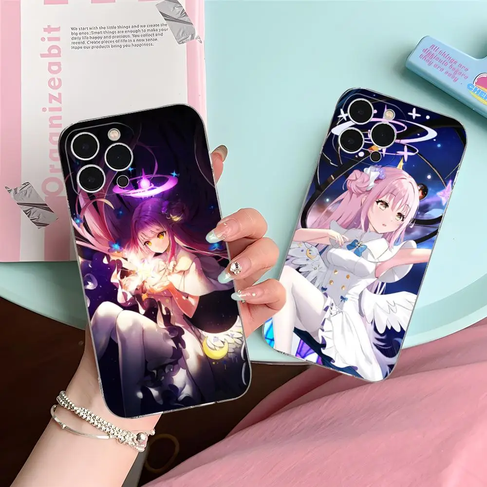 

Чехол для телефона Blue Archive Misono Mika для iPhone 16, 15, 14, 13, 12, 11 X XR XS 8 6 Pro Max Plus Mini Clear Color Protective Luxury