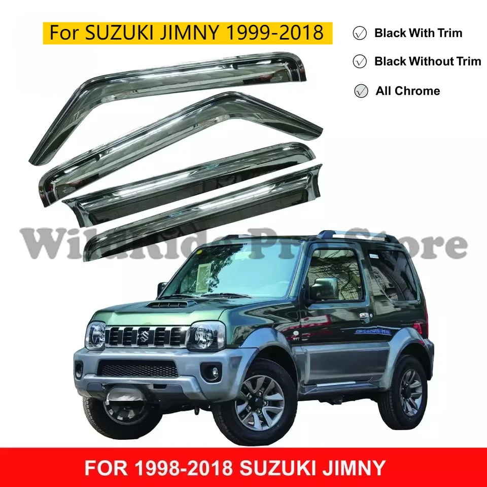 

Car Wind Deflectors for SUZUKI JIMNY 1999-2018 Wind Visors Rain Guards
