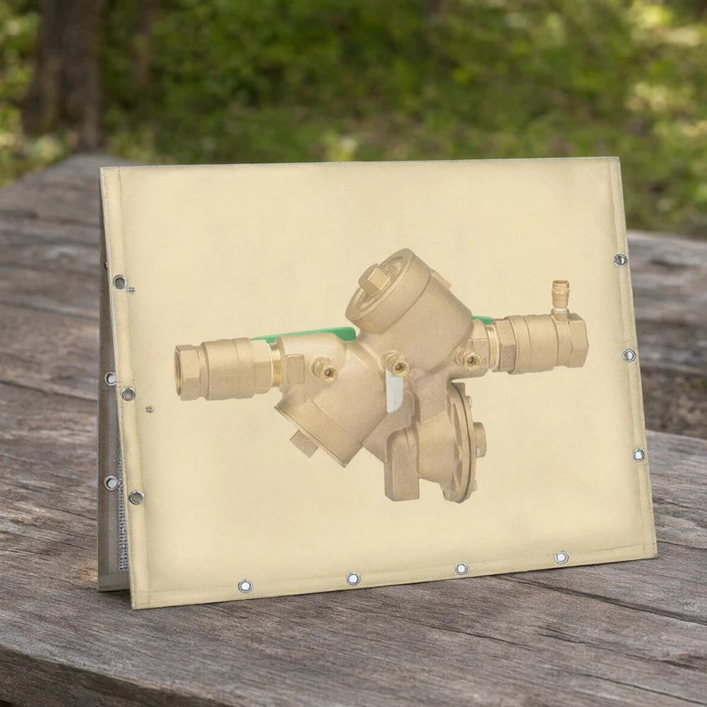 Outdoor Freeze for protection Cover for 20x16 Hose Connections and Pumps Using High-Density Cotton and Aluminum Foil Layers