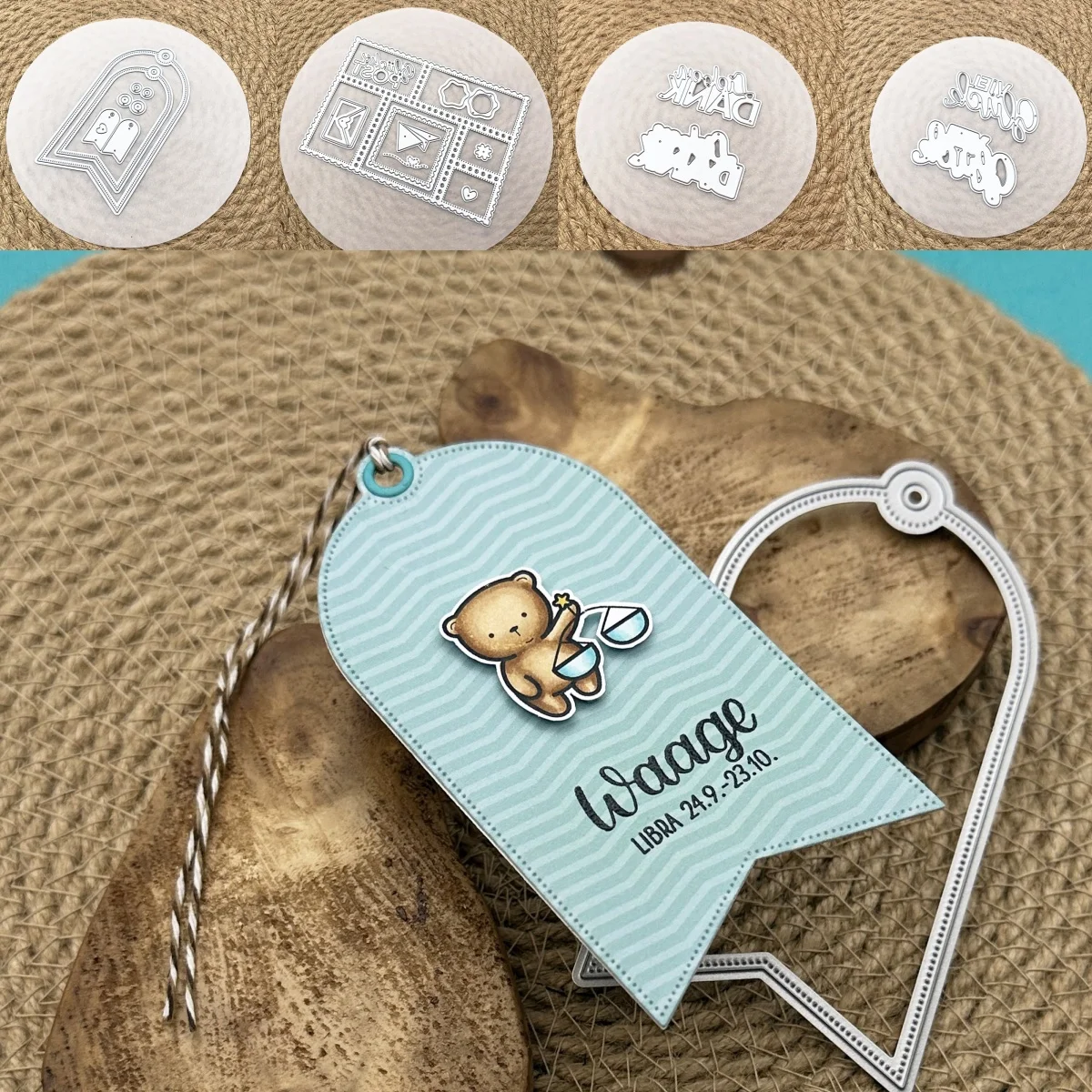 Gift tags Metal Cutting Dies for DIY Making Card Scrapbook Embossed Paper Album Craft Supplies Template Decoration 2025 New