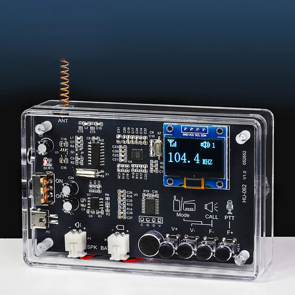 For Soldering Practice As Shown DIY FM Radio Kit Soldering Practice BK4802P RF Receiver RDA5807 FM Chip Through-hole Components