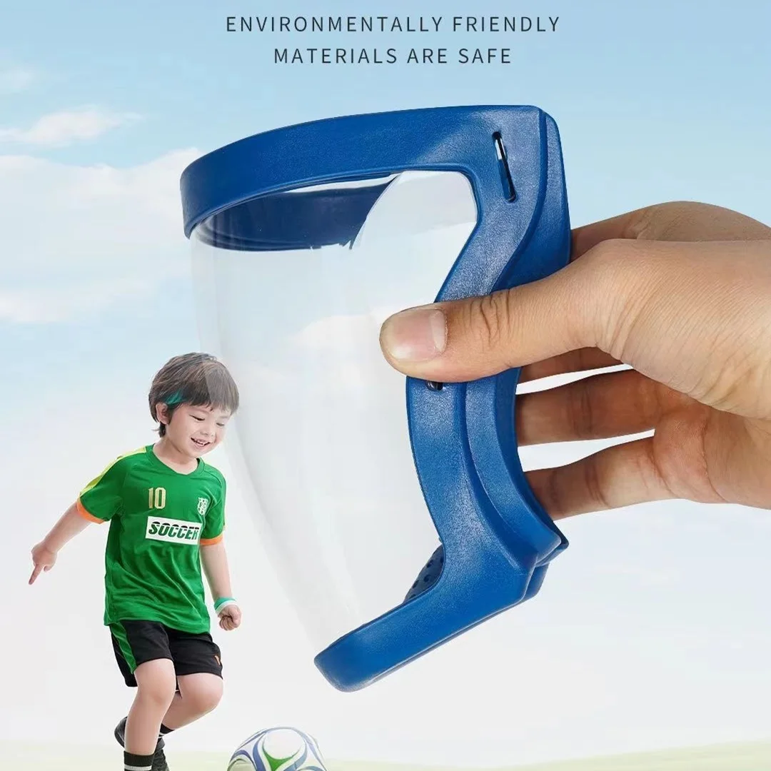 High-Definition Full-Face Transparent Kids Mask Anti-Dust And Anti-Fog Eyewear Head-Mounted Protective Masks Children Protection