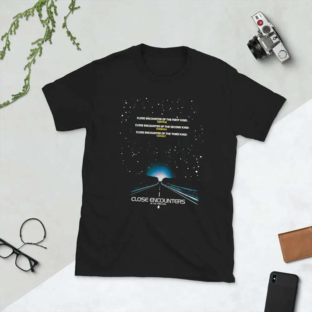 Mod.1 Close Encounters of The Third Kind Science Fiction Sci-Fi Film Movie Steven Spielberg UFO Extraterrestrials T-Shirt