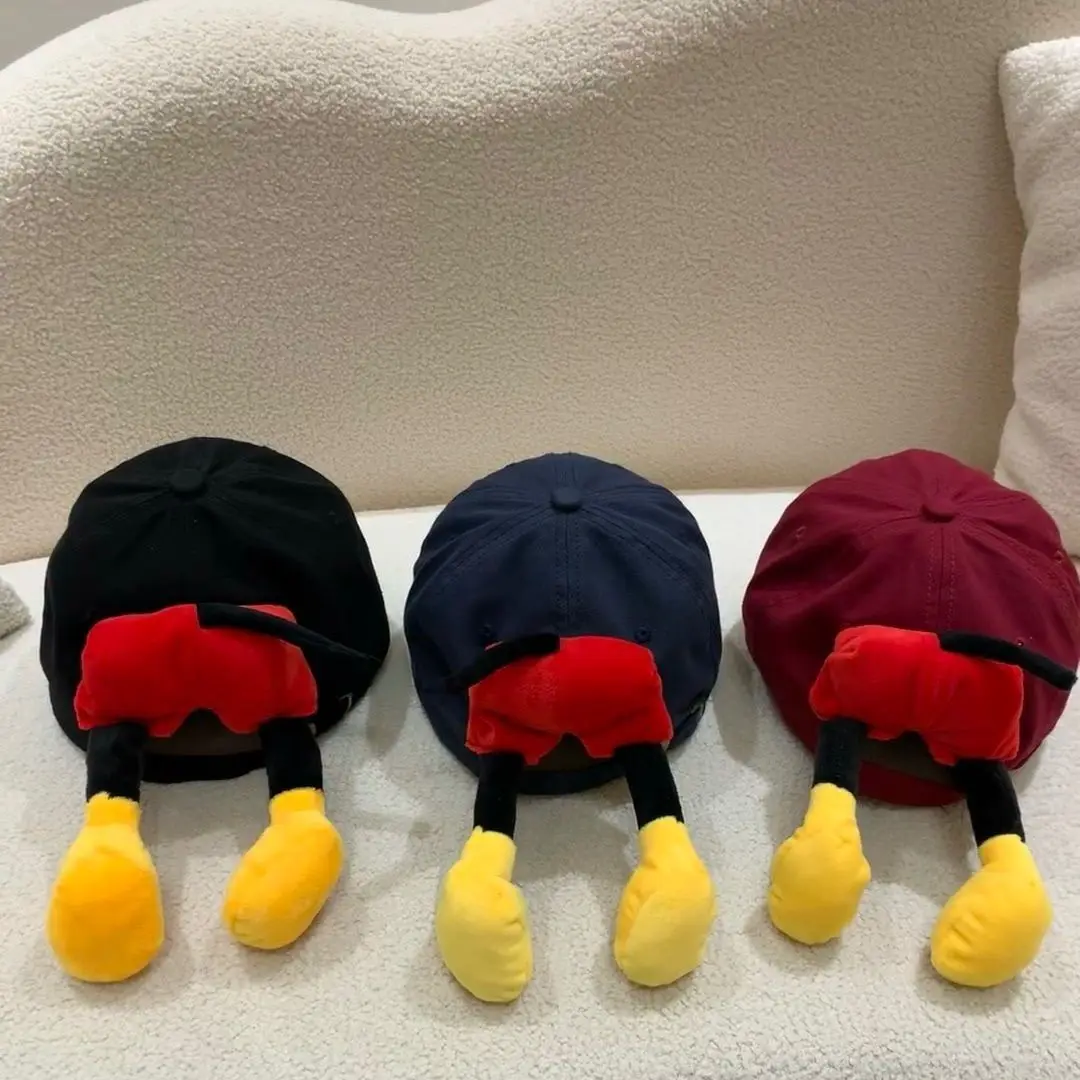 Miniso cute Mickey butt hat baseball hat parent-child super cute spring and summer cartoon new thin quick-drying baseball cap