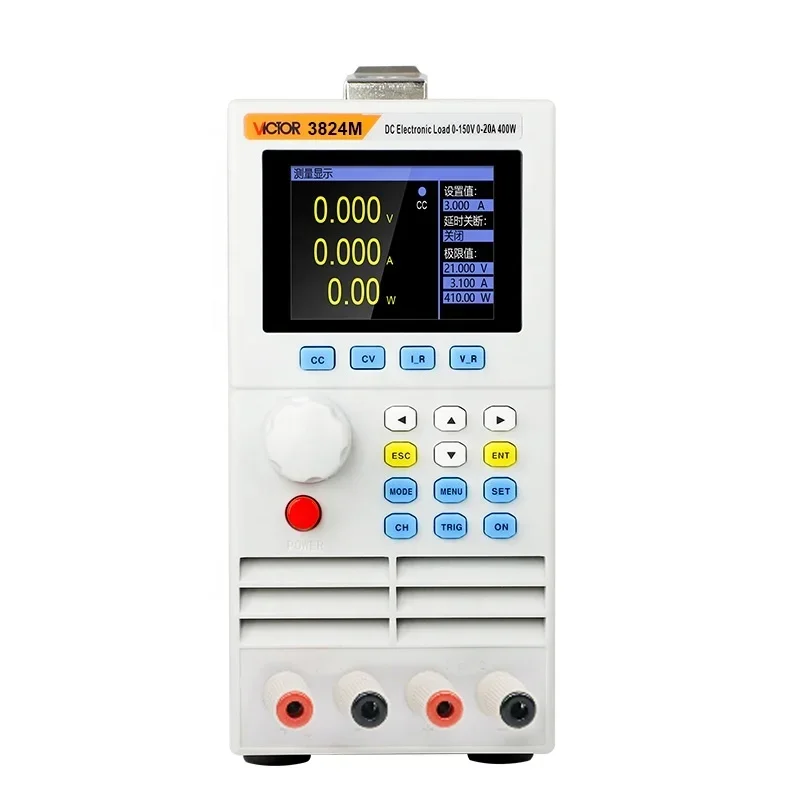 

2025 hot sale VICTOR 3824M Dual channel programmable dc electronic load Power 400W lnput voltage 0-150V lnput current 0-40A