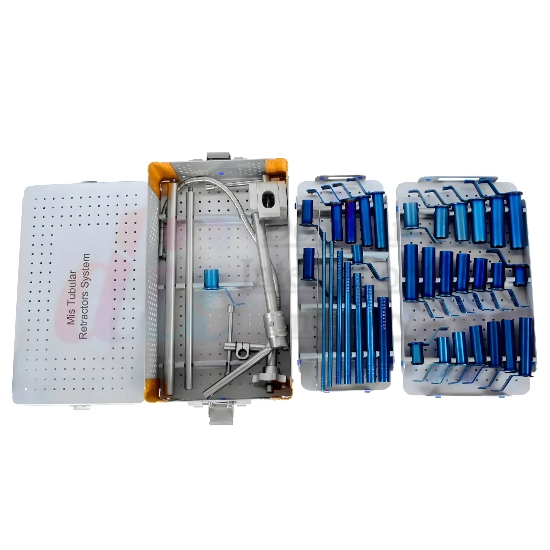 MIS Tubular Retractor Set Stainless Steel Surgical Instruments for Minimally Invasive Spine & Abdominal Surgery Medic Instrument