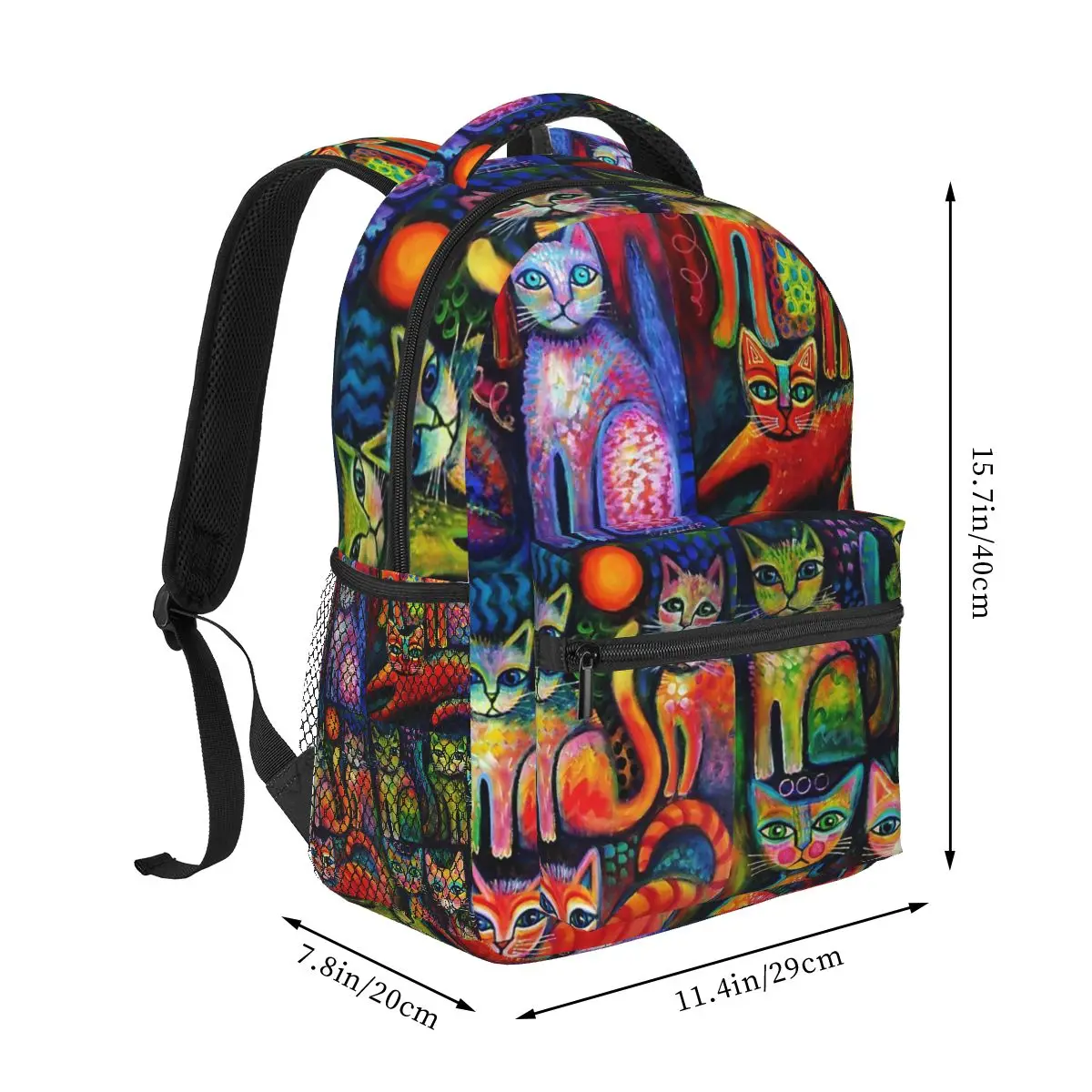 Mochila escolar de dibujos animados para niños y niñas, bolso de hombro, gran capacidad