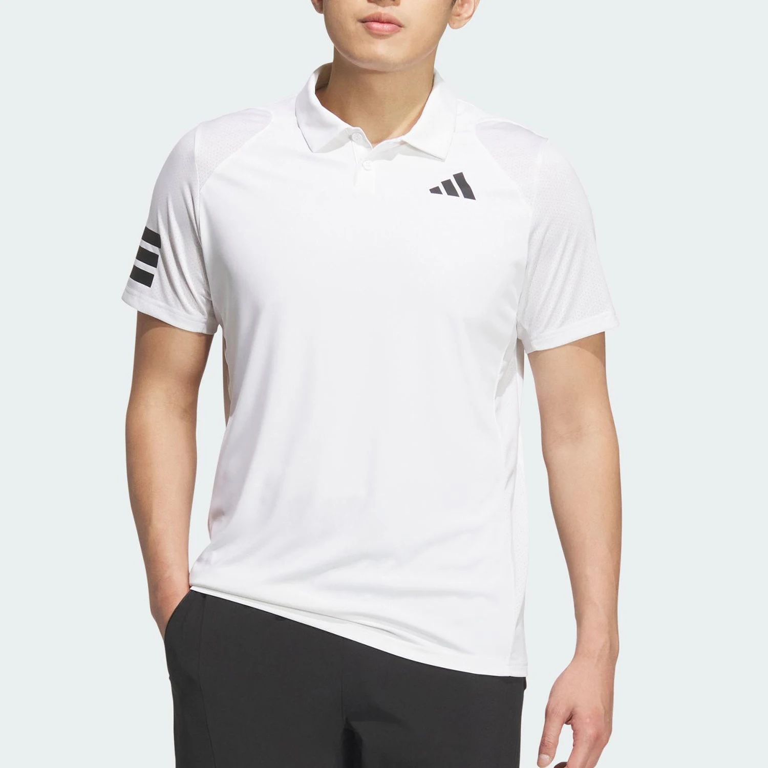 

Adidas genuine new men's loose collar breathable training polo shirt KA8332