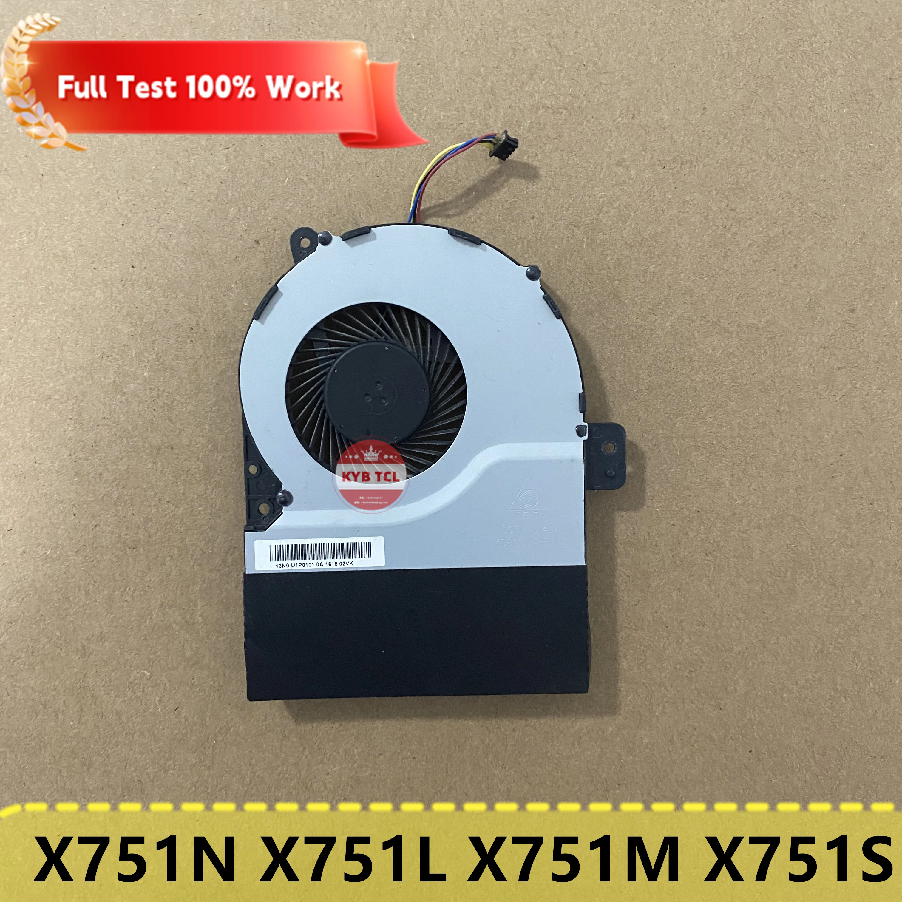 For Asus X751 X751L X751M X751S X751SA-DS21Q X751SA X751N X751NA-DS21Q X751NA Laptop Cooling Fan Notebook 13N0-U1P0101