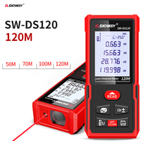 SNDWAY Laser rangefinder 50/70/100/120M Laser Tape Measure Digital Roulette Range Finder Distance/Area/Volume/Self-calibration