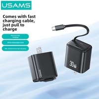 USAMS PD20W Motorcycle Fast Charging Head Compatible With For Apple 16 Charger iPad Data Cable 30W Charging Head Android