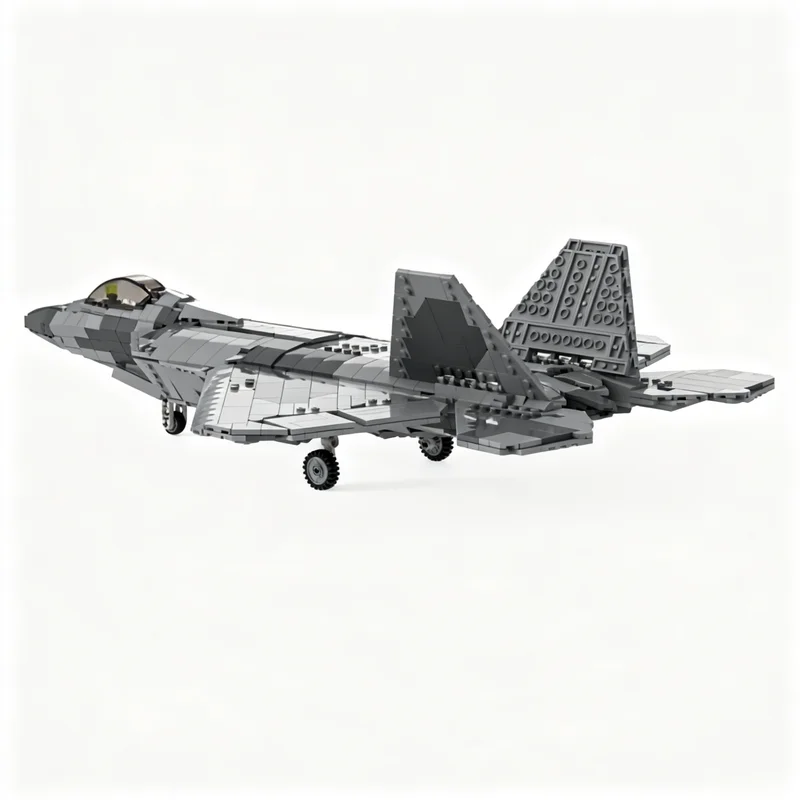 1636pcs MOC F22A Raptor Camo Creator Expert Model Building Blocks Creative Gift DIY Display Decor Adult Premium Kids Desk Home