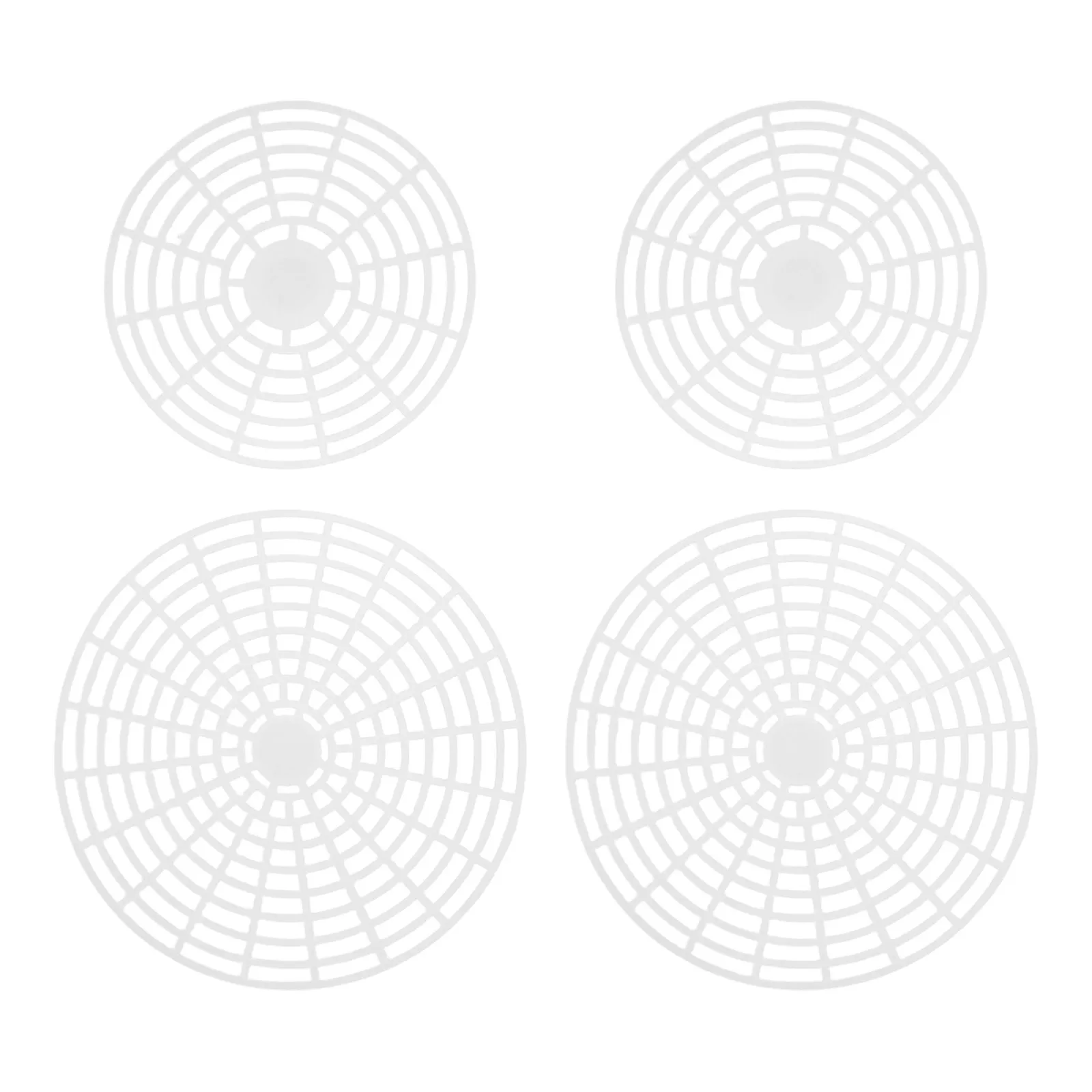 4Pcs Sauerkraut Jar Weights Plastic Mesh 20Cm 15Cm Wide Mouth Fermenting Jar Press Plate Consistent Fermentation Pickling