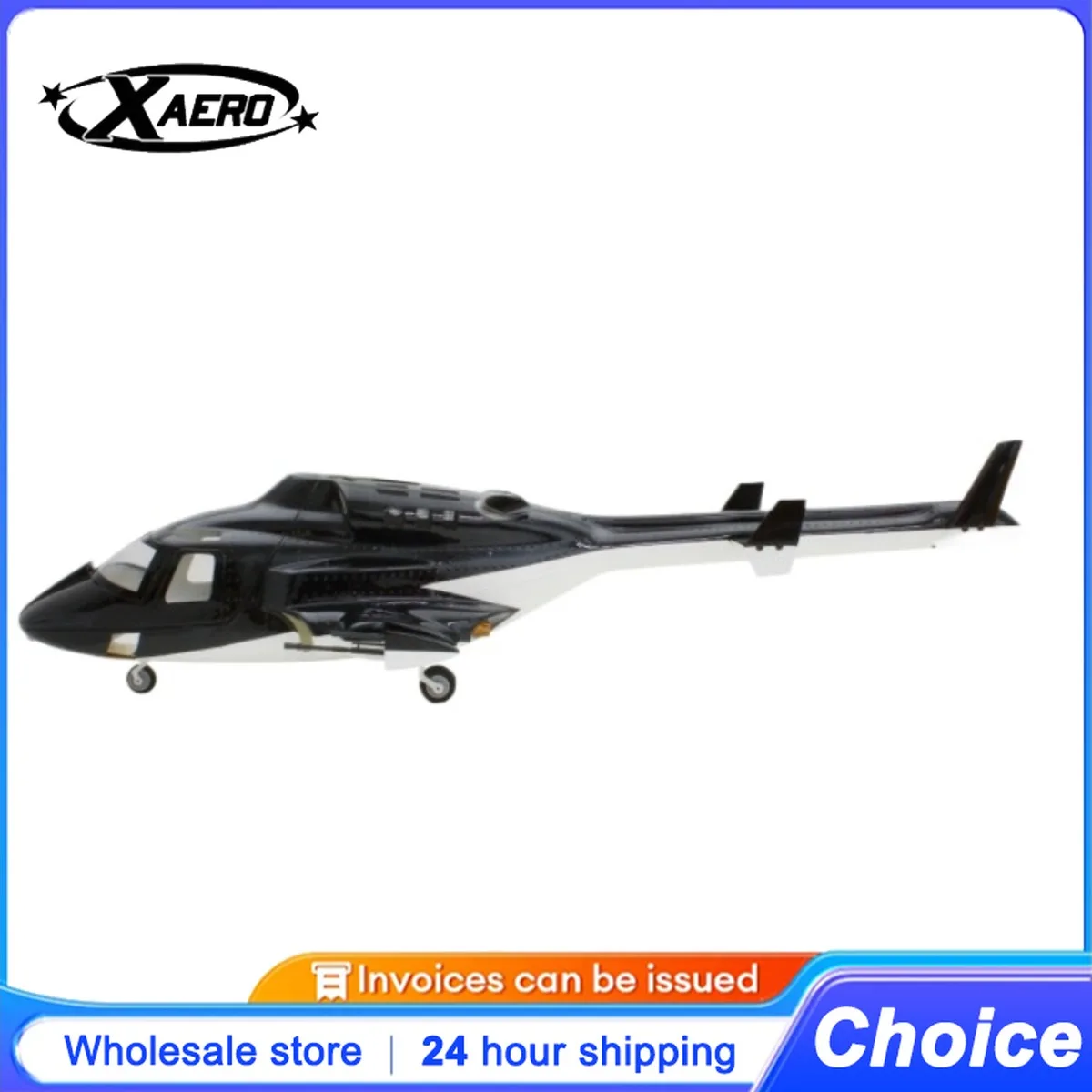 ROBAN 450 Size Airwolf Scale Helicopter Fuselage Fiberglass Body Shell for 450 Size Helicopters