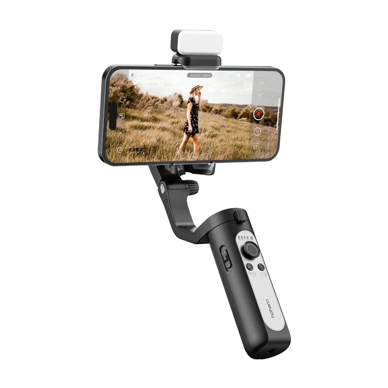 Hohem ISteady XE 3-Axis Handheld Gimbal Stabilizer for Smartphone with Fill Light for iPhone Android Face Tracking Vlog