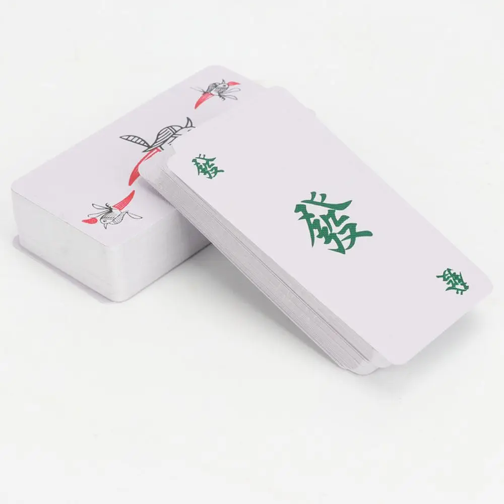 144 Cards Party Playing Cards Set 136 Cards Tile Games Mah Jong Card Games Paper MahJong Mahjong Game Set Board Game