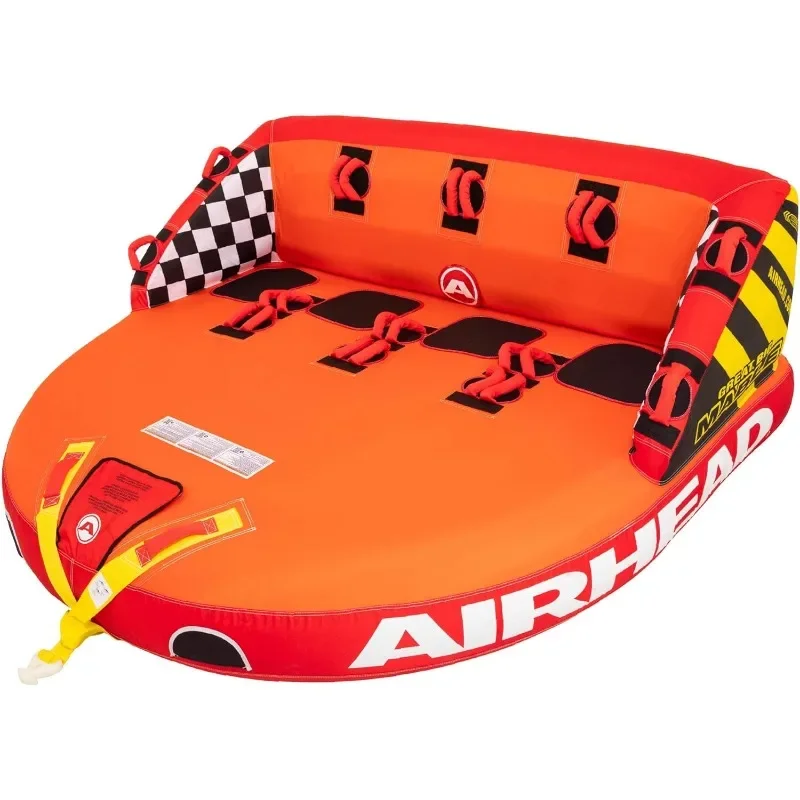 

AIRHEAD Great Big Mable | 1-4 Rider Towable Tube for Boating