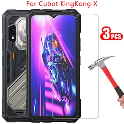 Protector de pantalla de vidrio templado para cubot kingkong x, funda de teléfono en kingkongx, cubierta trasera 360, protección king kong kongx xcase cas