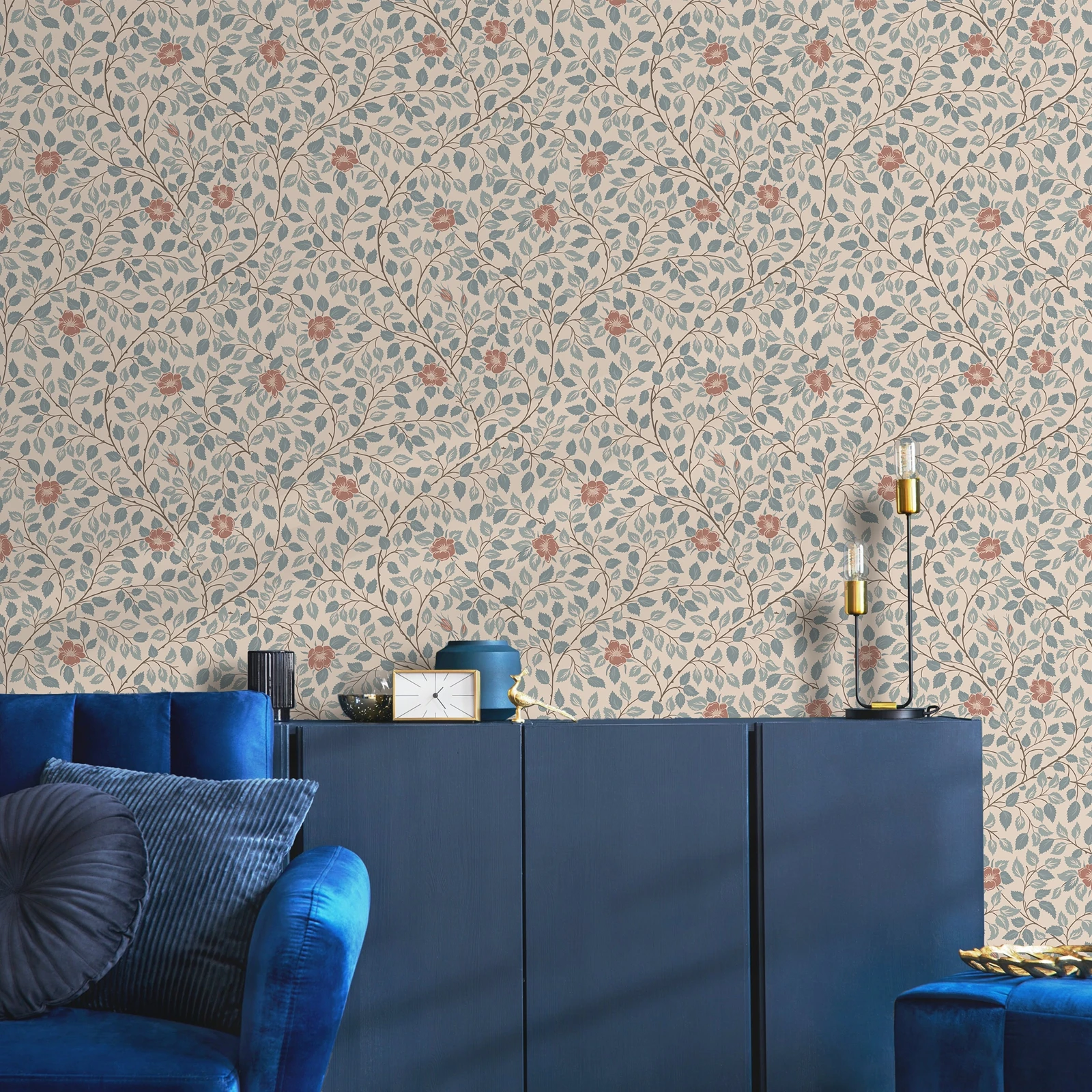 

Винтажные обои с цветочным принтом и листьями, элегантные ботанические обои для домашнего декора, роскошные обои для стен, очистка и наклеивание, домашний декор, индивидуальный размер