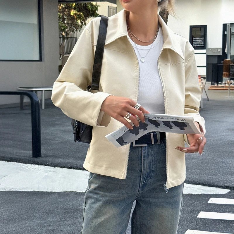 長袖レザージャケット レディース 2025 秋冬 ストリート ウィンドジャケット トップス