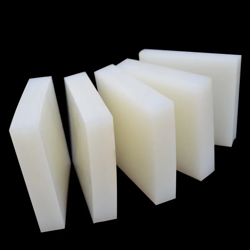 

White Square Silicone Block Shock-absorbing Sound-proof Rubber Pad Shock-proof Rubber Plate Wear-resistant High Temperature