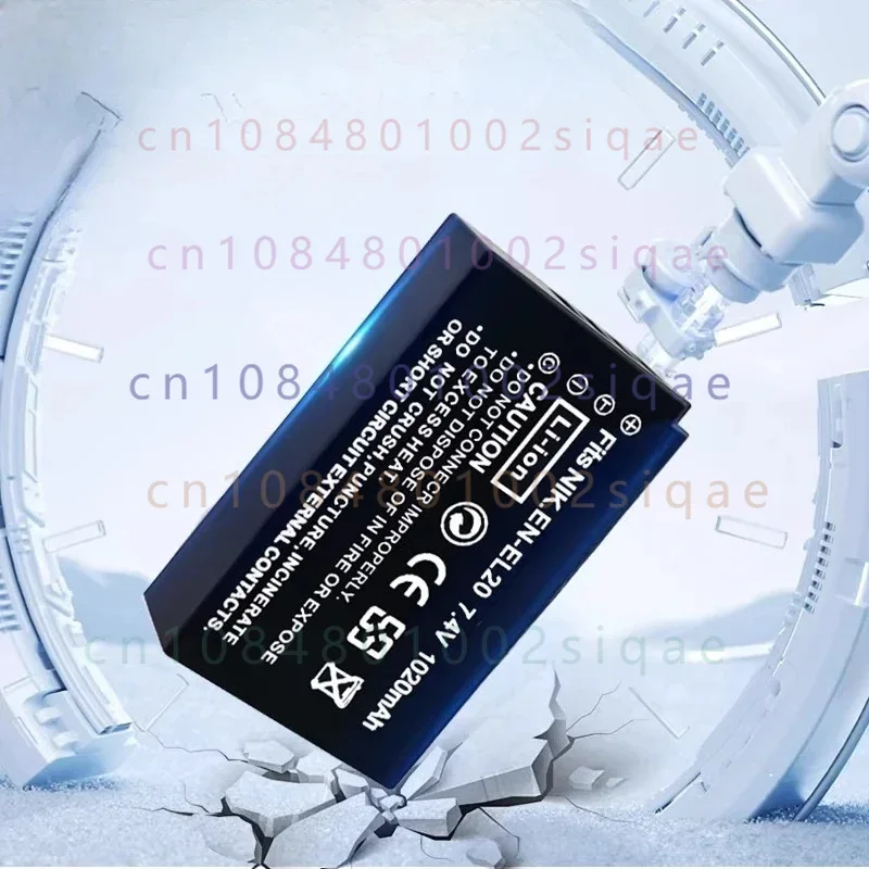 For nikon coolpix p1000 p950 j1 j2 j3 s1 v3 mirrorless camera en-el20 battery