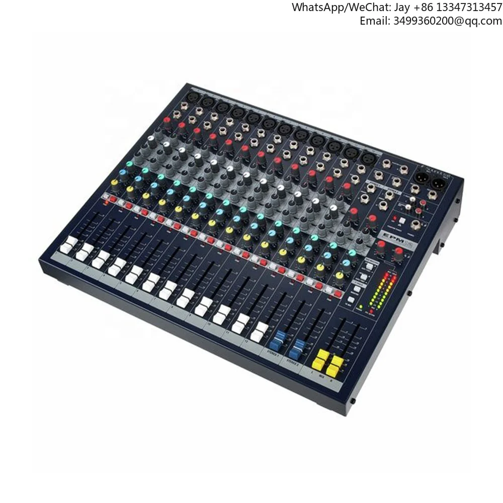 

Soundcraft EPM12 14-канальный аналоговый микшер с 12 моновходами, 2 стерео входами, система PA, аудиоколонки, консоль