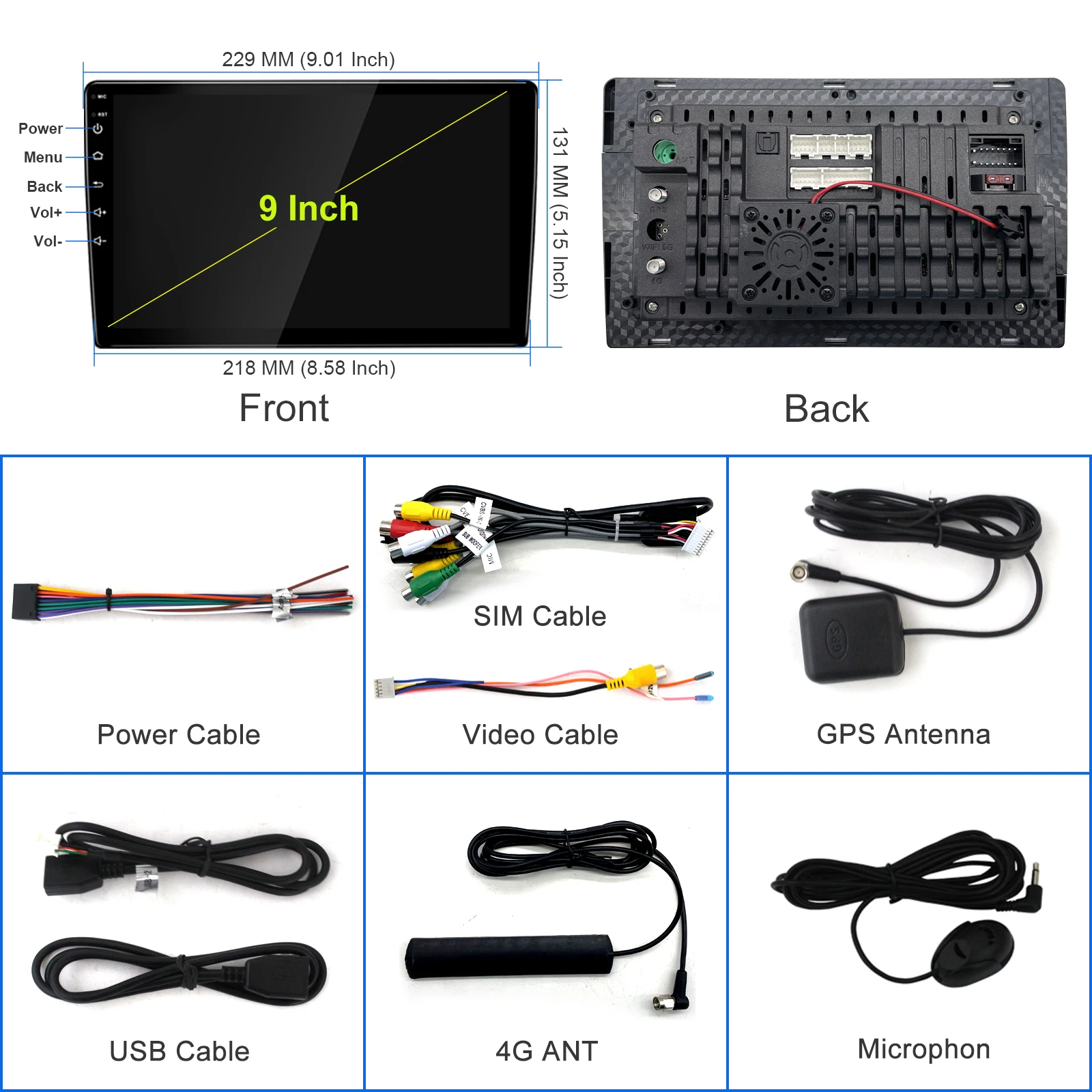 Android 11 Car Radio Wireless Carplay Multimedia Player For Universal 9 10 inch GPS DSP DTS Car Autoradio 2din Stereo 4G WIFI BT