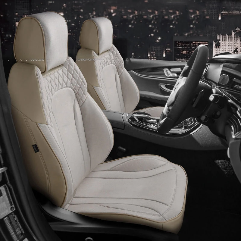 Suitable for the general public's five-seater vehicles, all-season universal small car seat cushions, full coverage.