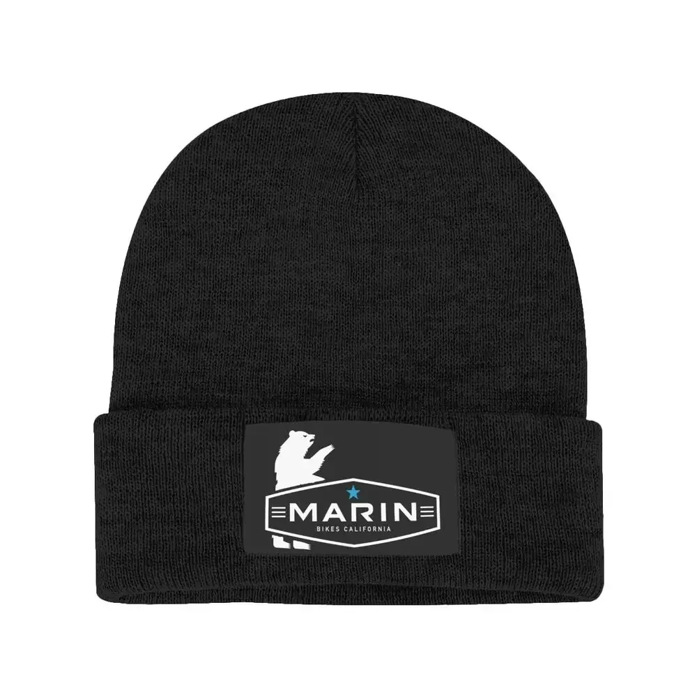 Marin Bikes California Mountain Full Suspension Trail Knitted Beanie Hat Beanies Cap Funny Streetwear