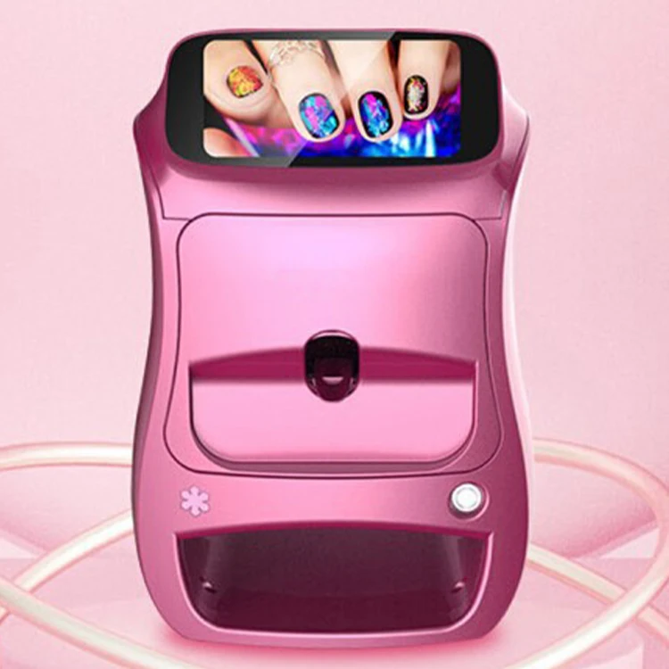 

Portable 3D Smart Nail Printer Machine Digital Photo Nails Printer Finger Flower Pstickers Nail Printer Machine