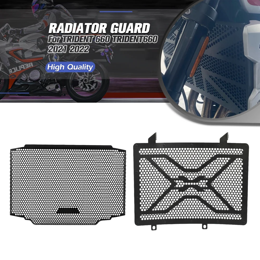 

For TRIDENT 660 TRIDENT660 2021 2022 Motorcycle CNC Accessories Radiator Protective Grill Guard Cover Radiator Guard Protector