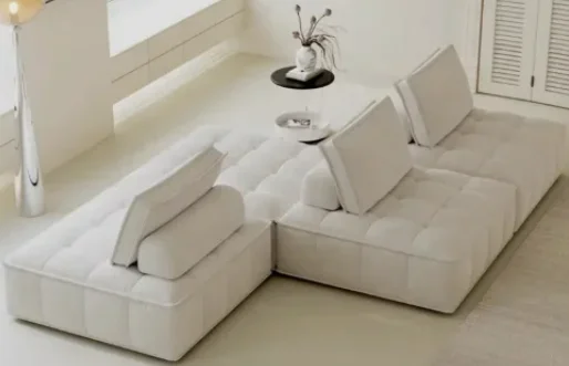 Three sofas with a separate module