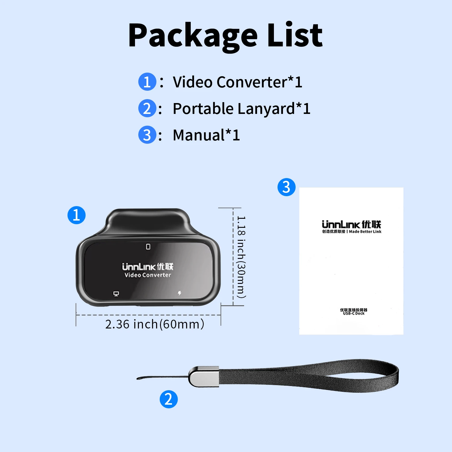 USB-C naar HDMI adapter voor iPad iPhone 15/16/17, 4K60Hz draagbare projector dongle met PD snelladen, schermspiegeling