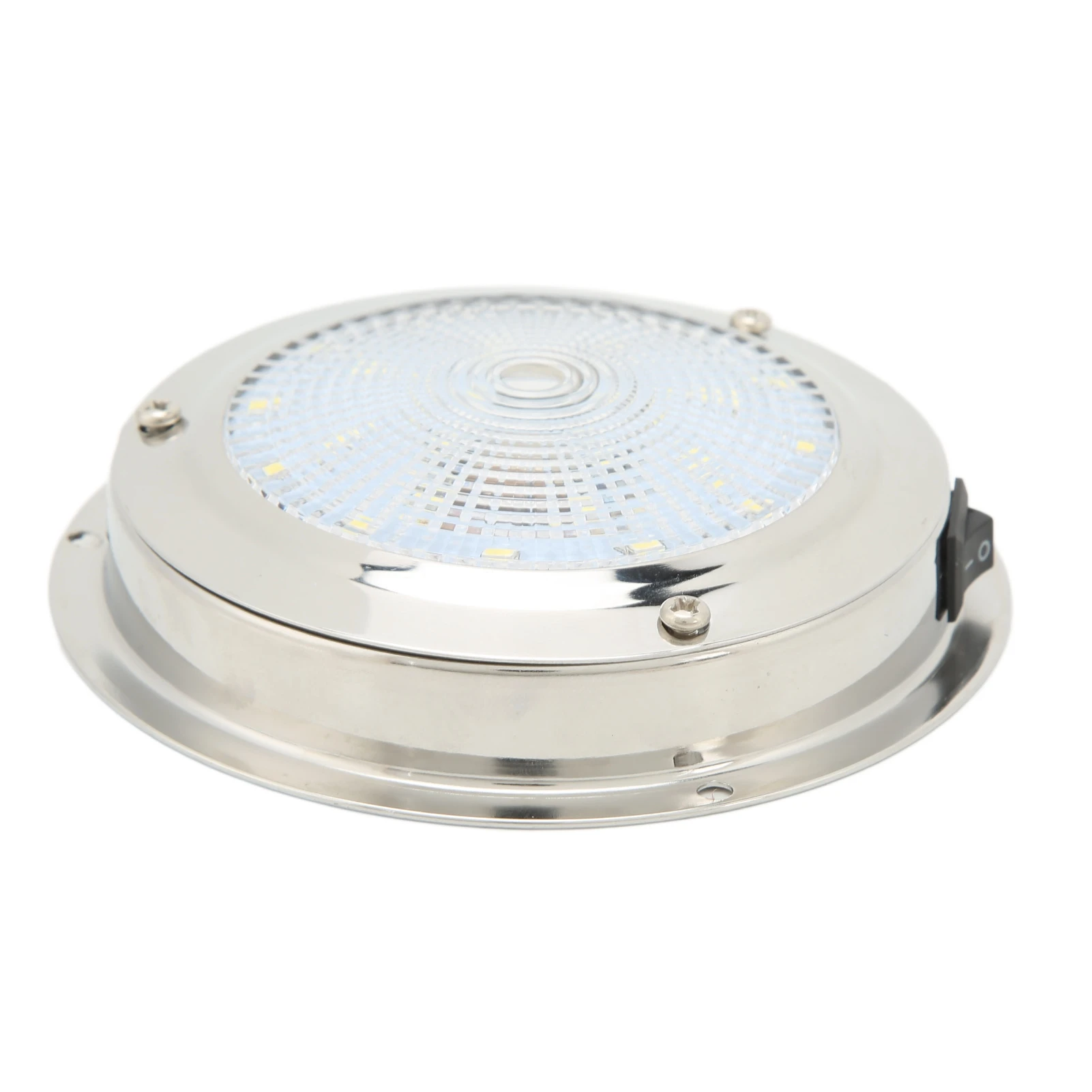 Boat LED Dome Light RV Ceiling Dome Light IP65 Waterproof 316 Stainless Steel Housing DC12‑24V Marine Courtesy Lamp