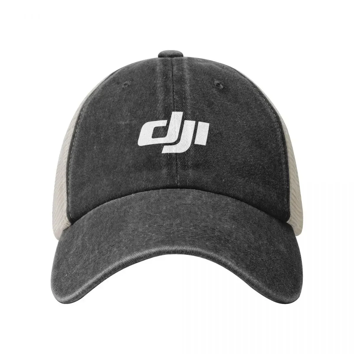 DJI Logo Cowboy Mesh Baseball Cap fashionable Big Size Hat Women\'s Golf Wear Men\'s