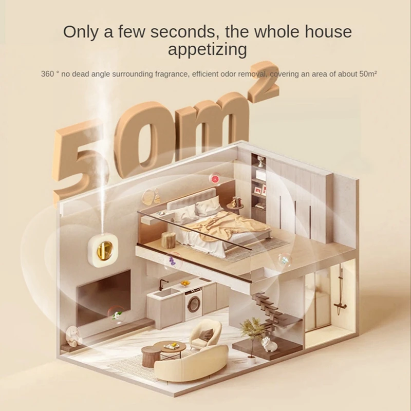 Увлажнитель воздуха, настенный Ароматический диффузор для дезодорирования, ароматическая машина, автоматическая распылительная машина, бытовая техника